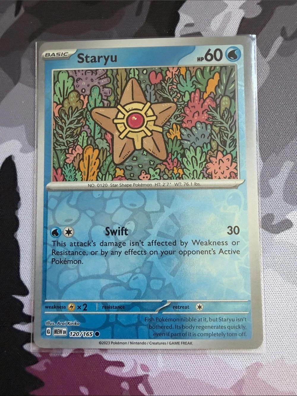 Staryu & Starmie Evolution Pokémon 151 Mini Lot | 2 Cards Reverse Holo ✨5/$25✨